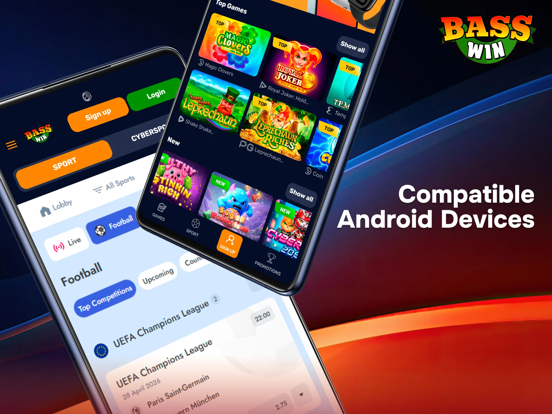 Check the list of compatible devices to ensure the BassWin app runs perfectly on your phone.