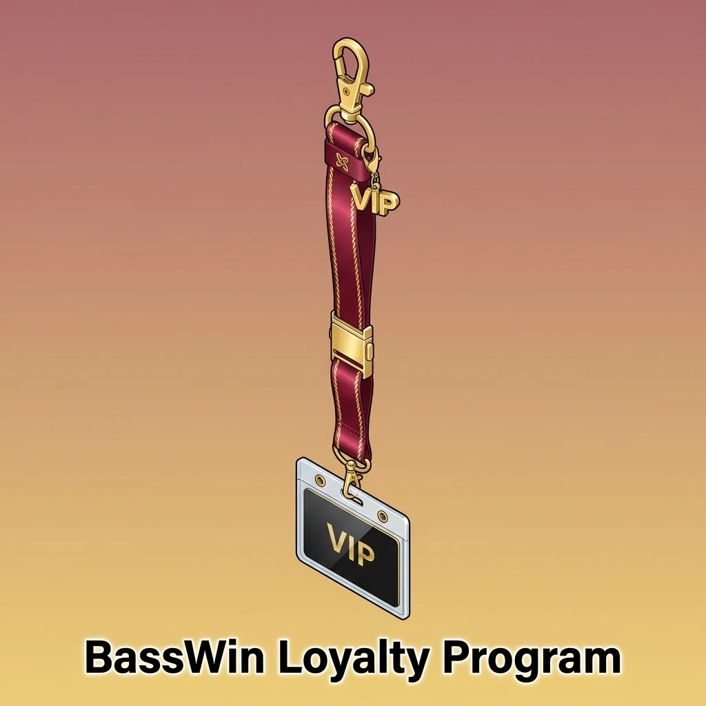 BassWin loyalty programme tiers showing points earned from casino and sports bets, with rewards, perks and VIP benefits