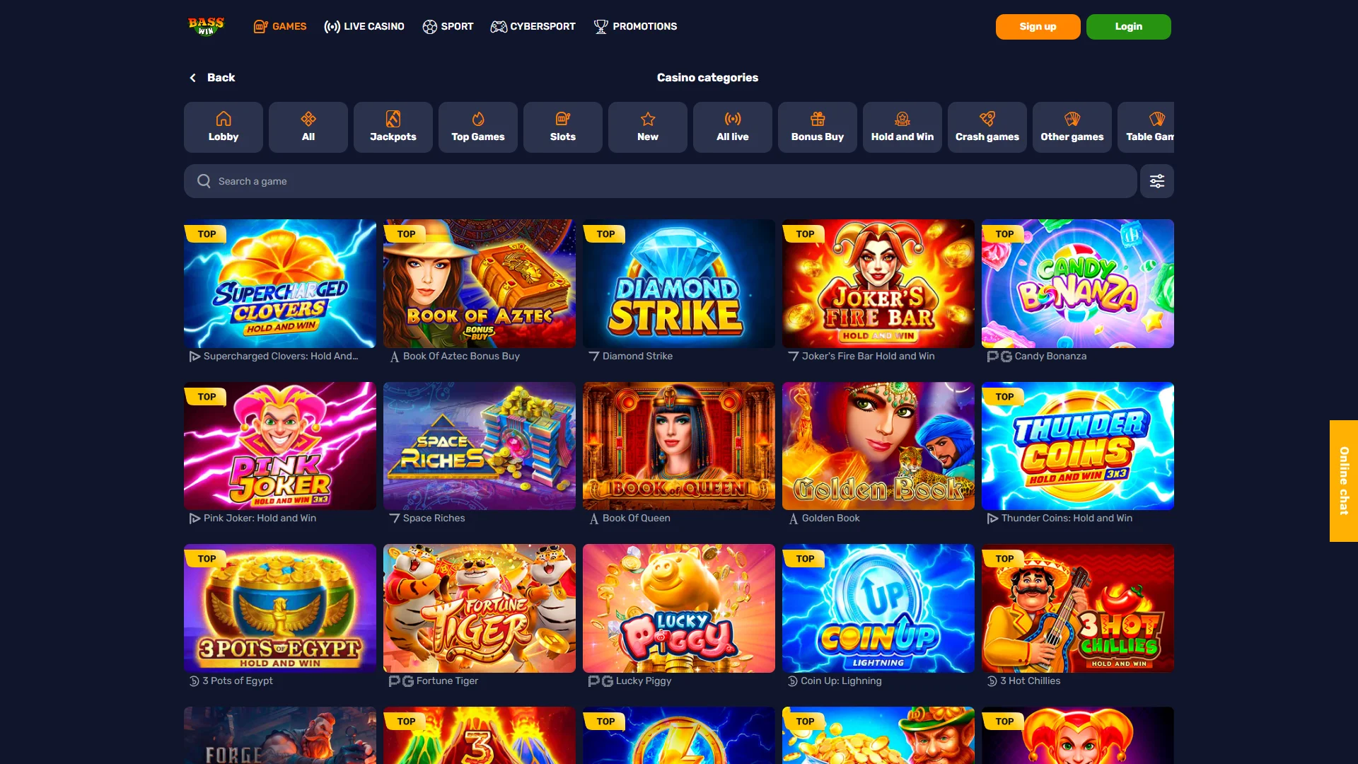 Browse the extensive BassWin casino library featuring thousands of top-tier slots and table games.