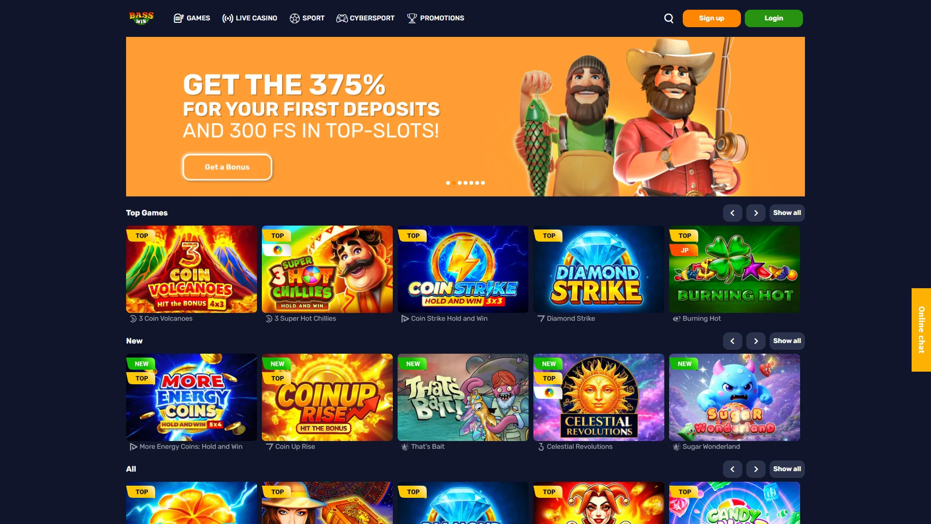 Visit the BassWin homepage to explore a world of premium sports betting and casino entertainment.