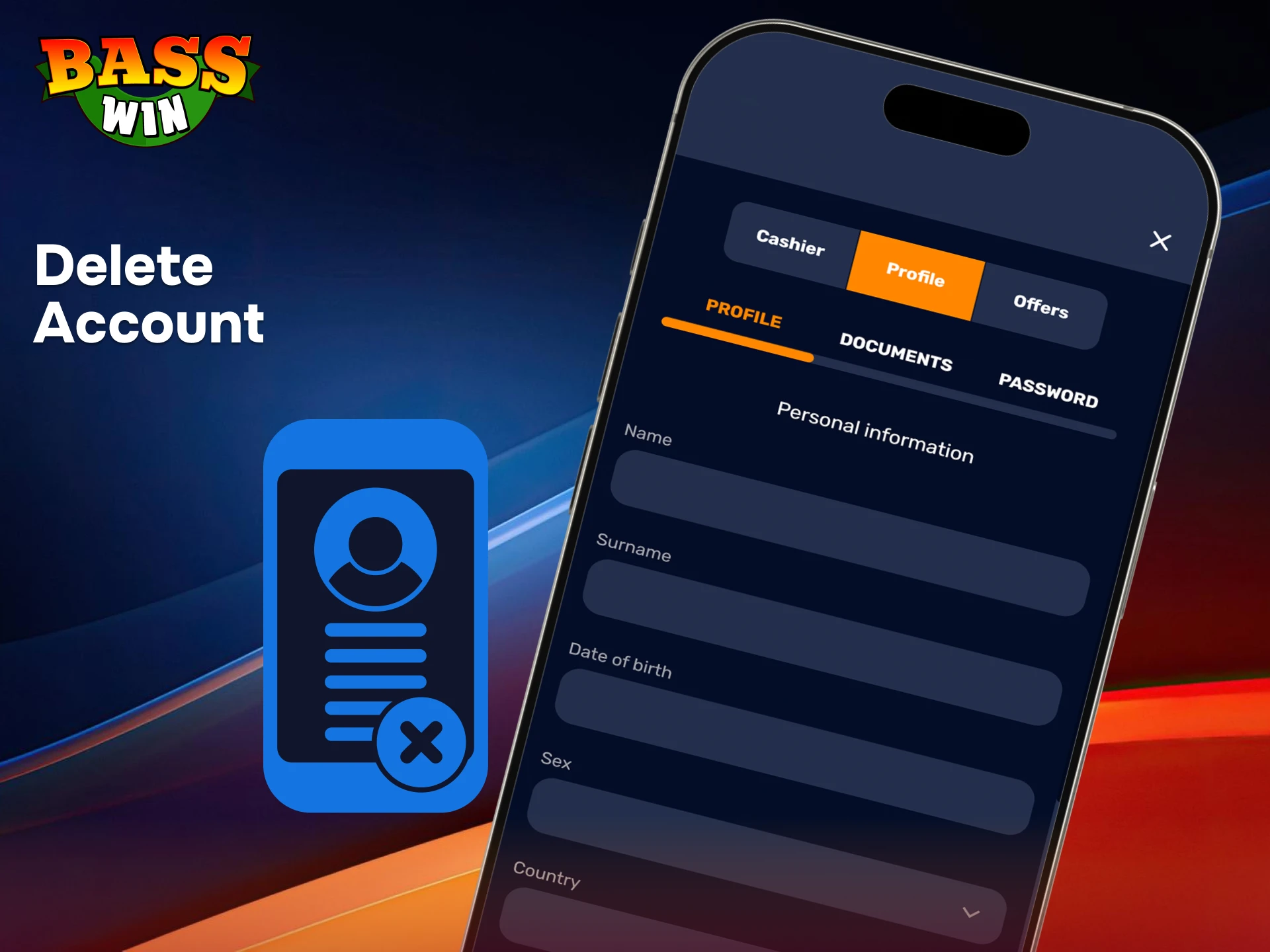 Follow the official steps to manage or delete your personal BassWin account settings securely.
